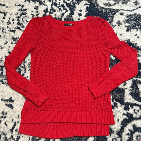 a.n.a Tops - Red Knit Sweater